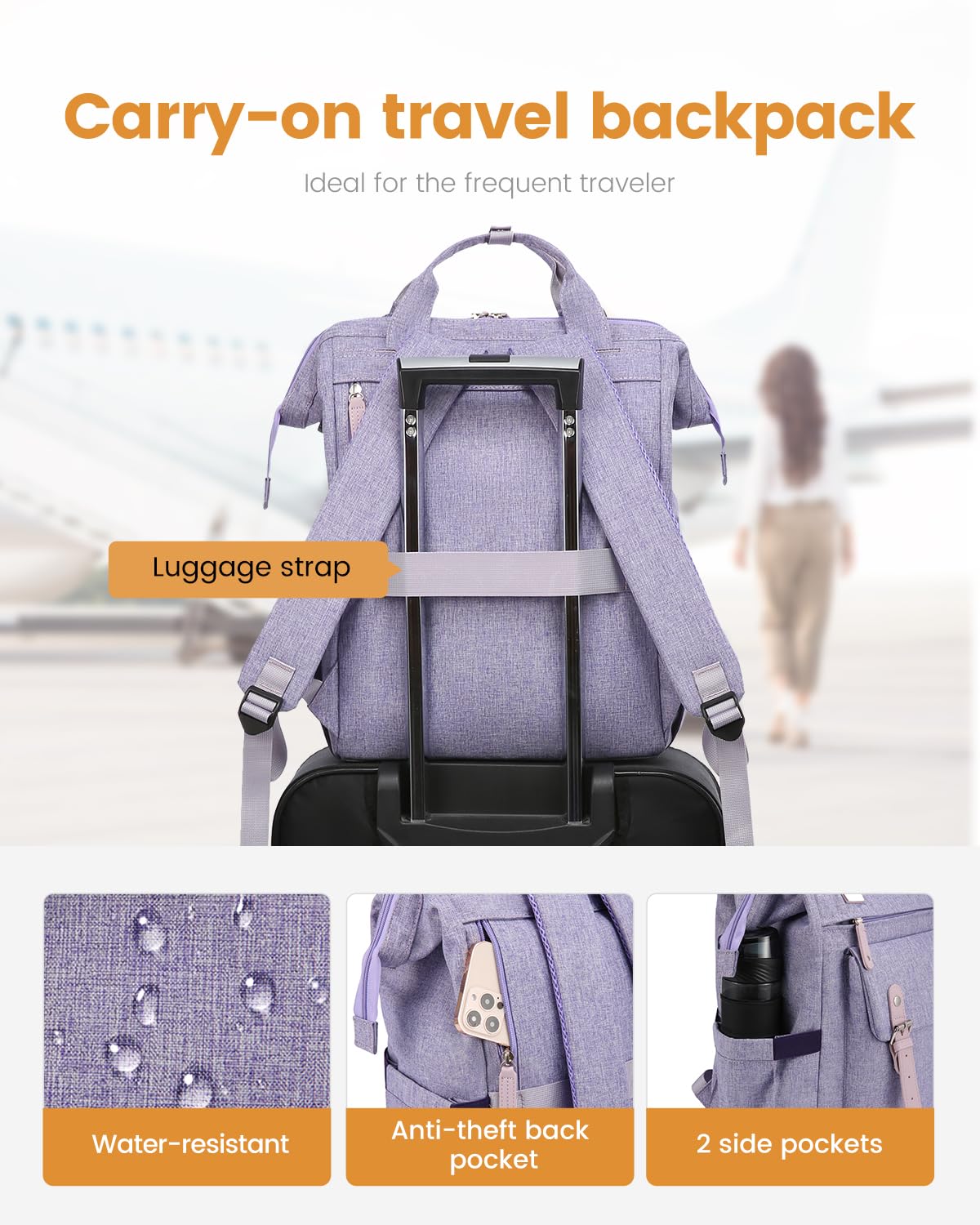 Amazon.com: LOVEVOOK Laptop Backpack Purse for Women, Cute College